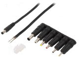 Anschlußset mit 6 versch. Stecker 1,8m für 96154