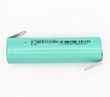 Akku 18650 LI-ION 3,6V 3200mAh Lötfahnen &quote;Z&quote; 18.3x65mm