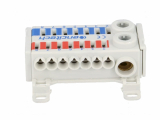 Verteilerblock 2x8 polig für Litze oder Steif