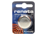 CR2450N Lithium 3V 540mA Ø24x5mm Renata