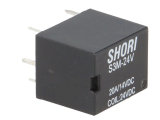 Relais 24VDC 1xUM 20A Mini 5pol. S3M-24-1C