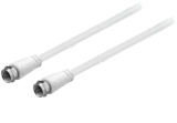 Sat Anschlußkabel 1m 2xF-Stecker weiss