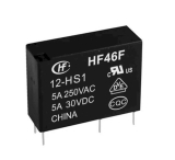 Relais 24VDC 1XEIN 5A/30V Monostabil HF46F