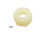 Mutter M2,5 Nylon 10 Stück