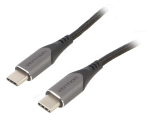 USB-C Stecker -> USB-C Stecker 2Meter 5A Max.100W 480Mbps