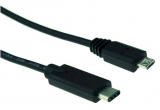 USB-C Stecker auf Micro-USB-B-Stecker 50cm