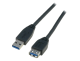 USB3.0-A Stecker/USB3.0-A Kupplung 3m Verlängerungskabel