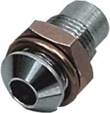 LED Fassung 3mm Außenreflektor Chrom Meta