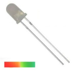 LED 5mm rot/grün 2pol. DUO