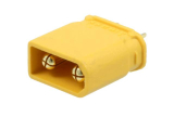 XT30H-M Stecker 2pol. 15A 500VDC gelb
