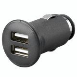 USB Ladegerät KFZ 2,1A 2xUSB Buchsen Goobay