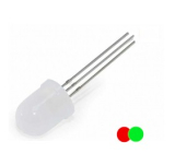 LED 10mm rot/grün 3pol. gem. Kathode (-) DUO