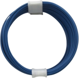 Litze 0,04 1pol. blau 10m