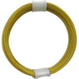 Litze 0,04 1pol. gelb 10m