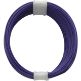 Litze 0,04 1pol. violett 10m