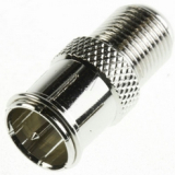 F-Adapter Quick-Stecker gerade Schraub-Kupplung