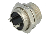 CB Einbaustecker 2pol. für Mikrofone männlich