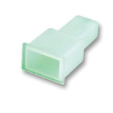 Flachstecker Isolation Kunststoff Klar 6,3mm