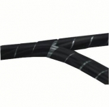 Spiralschlauch    DM                                7,5-60mm    schwarz    /    Meter