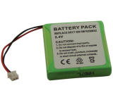 Akkupack 2,4V 600mAh NiMH35,4x32,5x6,7mm