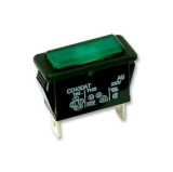 Signallampe 250VAC 30x14mm grün