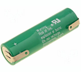 Batterie Lithium 3V AA 2000mAh mit Lötfahnen