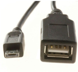 USB2.0-A Stecker/USB2.0-AMicro Stecker OTG 30cm