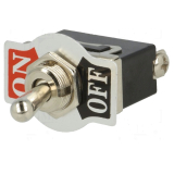 Kippschalter 1pol. AUS(Tast) 250V/10A DM12mm