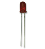 Led 5mm rot 5V 13mA 60° 180mcd