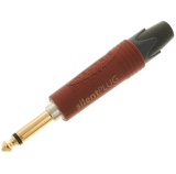 KLINKENSTECKER 6,3mm Mono gerade Silent Neutrik