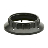 Lampenfassungs-Ring E27 schwarz