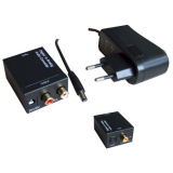 TOSLINK /Koax zu 2x Cynch Stereo Audio-Konverter