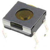 Printtaster 6,0x6,0mm h=2,3mm