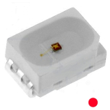 LED SMD Rot 3800mcd 120° 2,6V 150mA PLCC2