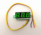 LED Voltmeter-Modul 0-99,9V 3-Ziffern grn