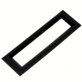Rahmen 79,5x25mm schwarz