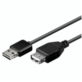 USB2.0-A Stecker/KupplungVerlängerung 0,3m Kabel