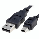 USB2.0-A    Stecker/USB2.0        mini    Stecker    0,3m    Kabel    5