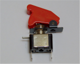 Kippschalter rote LED mit Sicherungskappe
