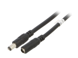 DC-Verlängerung 5,5/2,1mm 3 Meter
