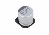 100uF/50V radial 10x10mm 105° low ESR ELKO SMD