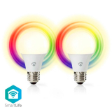 E27 Smart WiFi 230V 2 Stück 806lm Glühbirne RGB+weiss