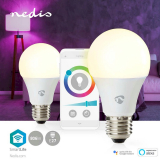 E27 Smart WiFi 230V 2 Stück 806lm Glühbirne RGB+weiss