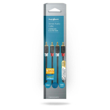 Cinchkabel 2x Stecker -> 2x Stecker 1m vergoldet
