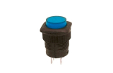 Taster Schließer blau 1A/250VAC LED DM16mm