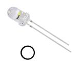Led 5mm kaltweiß 8400mcd blitzend 20mA 30°