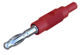 Büscheladapter rot 4mm Stecker 2mm Buchse Hirschmann