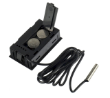 Thermometermodul schwarz mit Fühler -50...+110°C
