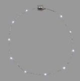 Lichterkette LED 60cm kaltweiß Batterie 2xLR44