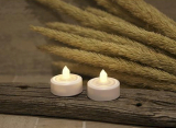 Teelichter 2er Set LED mit Timer inkl. CR2450 Batterien